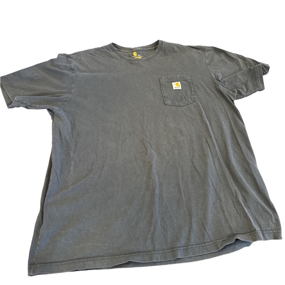 Men’s Carhartt Pocket Tee  Original Fit 2XL Blue-Gray Very Good‎ - Picture 1 of 3